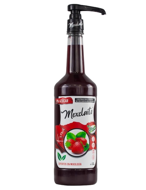 Endulzante Mexclaito de fresa de 1 litro