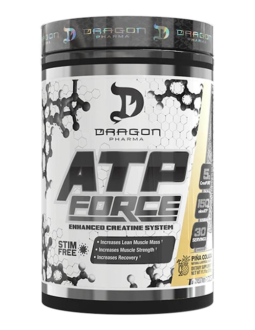 Dragon Pharma ATP Force con creatina monohidratada sabor piña colada