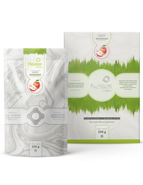 ARTESANIARTE Flexiter Artesaniarte con colágeno hidrolizado sabor manzana 370 g