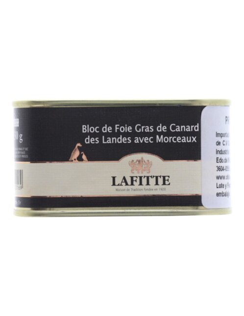 Foie gras de pato Lafitte lata