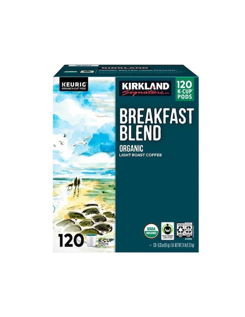 Set cápsulas de café tostado Kirkland Signature Keurig 120 cápsulas