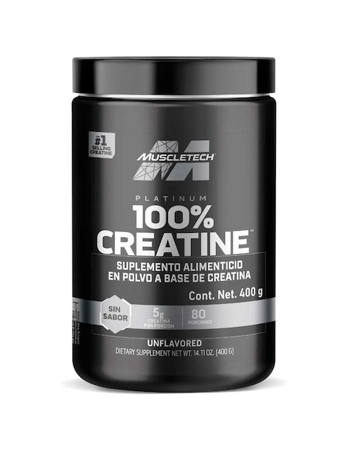 100% Creatine Muscletech 400 g