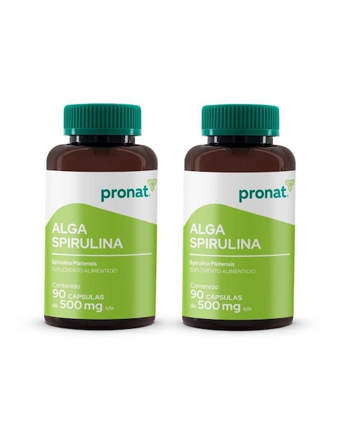 Kit de suplementos alimenticios Alga Spirulina Pronat