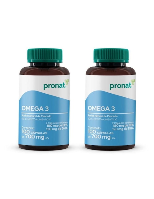 Kit de suplementos alimenticios Omega 3 Pronat