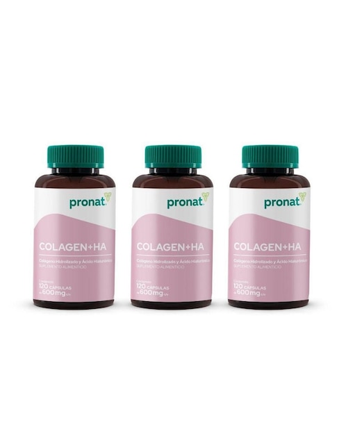 Kit de suplementos alimenticios Colágeno Hidrolizado + HA Pronat
