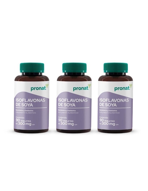 Kit de suplementos alimenticios Isoflavonas de Soya Pronat