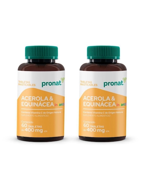 Kit de suplementos alimenticios Acerola & Equinacea Infantil Pronat