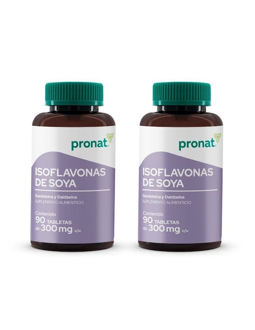 Kit de suplementos alimenticios Isoflavonas de Soya Pronat