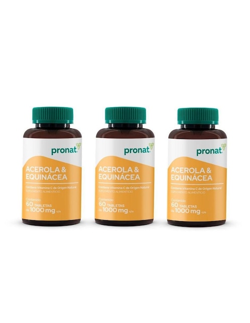 Kit de suplementos alimenticios de Acerola y Equinácea Pronat
