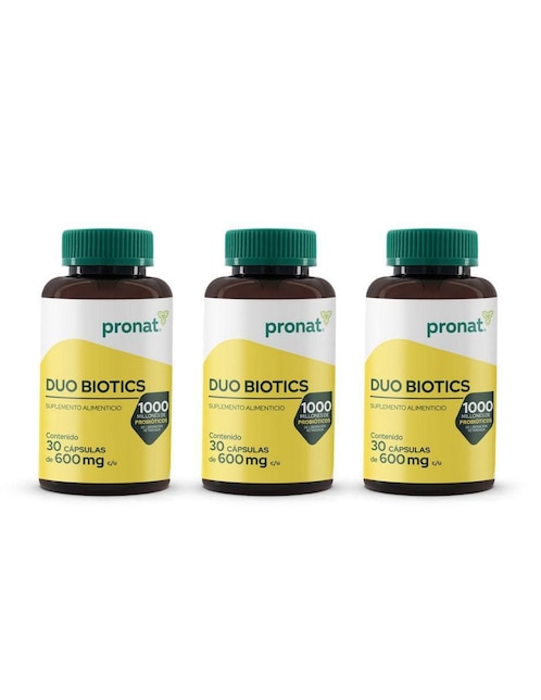 Set de suplementos alimenticios Duo Biotics Pronat