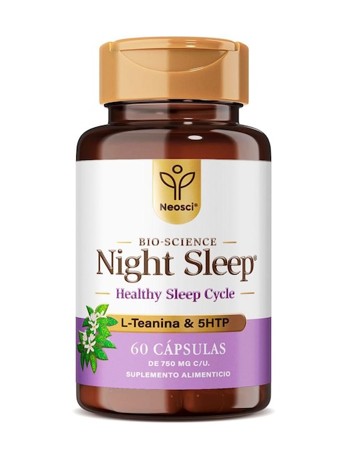 Night Sleep Neosci con L-Teanina Naturelab de 60 cápsulas