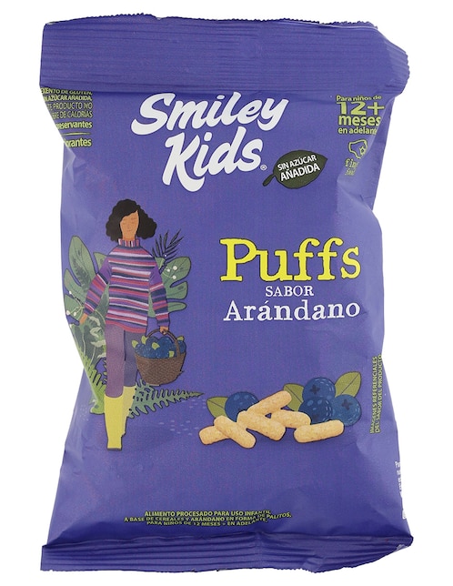 SMILEY KIDS Paquete de snacks Puffs Smiley Kids