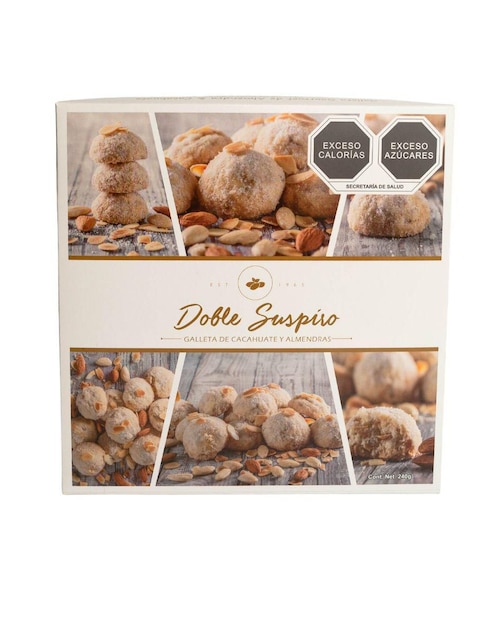 Galletas de cacahuate con almendra Suspiros de Nuez