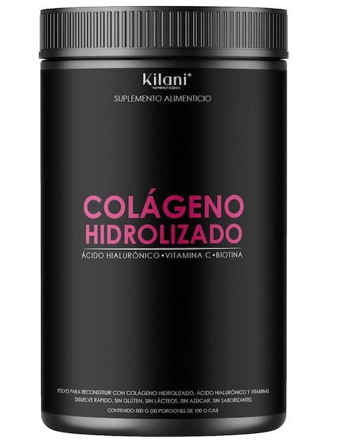 Colágeno Hidrolizado Ácido Hialurónico, Biotina y Vitamina C Kilani