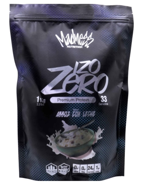 MADNESS NUTRITION Premium protein Madness Nutrition sabor arroz con leche de 1 kg