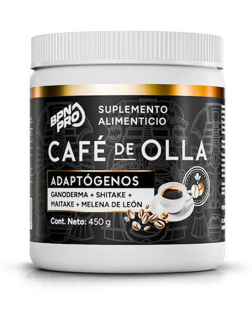 Suplemento alimenticio de café de olla Bpn Pro sabor café de 450 g