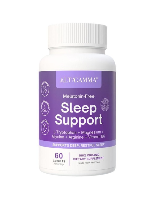 Sleep Support Altagamma con colágeno hidrolizado con 20 aminoácidos sabor pescado de 60 cápsulas