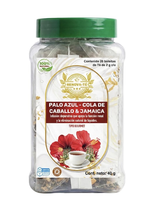 Tisana sabor jamaica en sachet 40 g