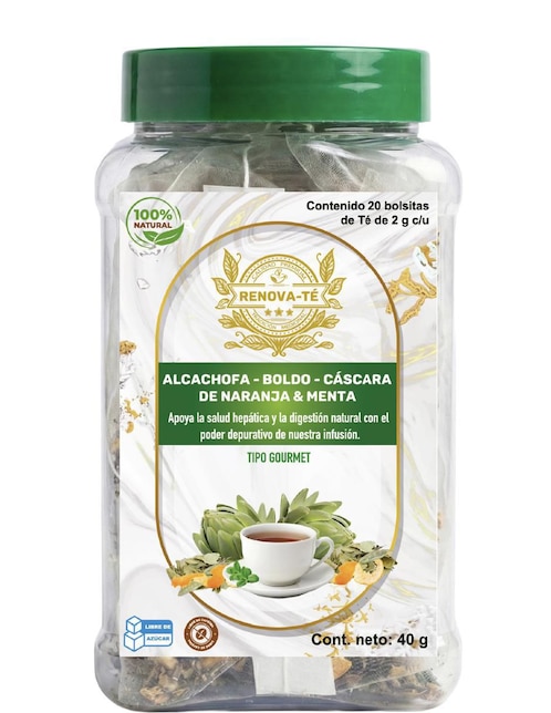 Tisana sabor menta en sachet Renovagren 40 g