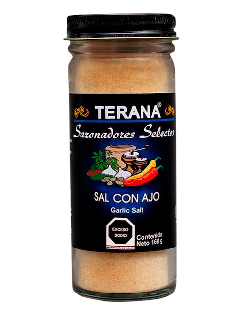 Sazonador Terana sal con ajo