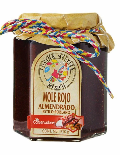 Mole rojo almendrado estilo poblano Cocina Mestiza 210 g