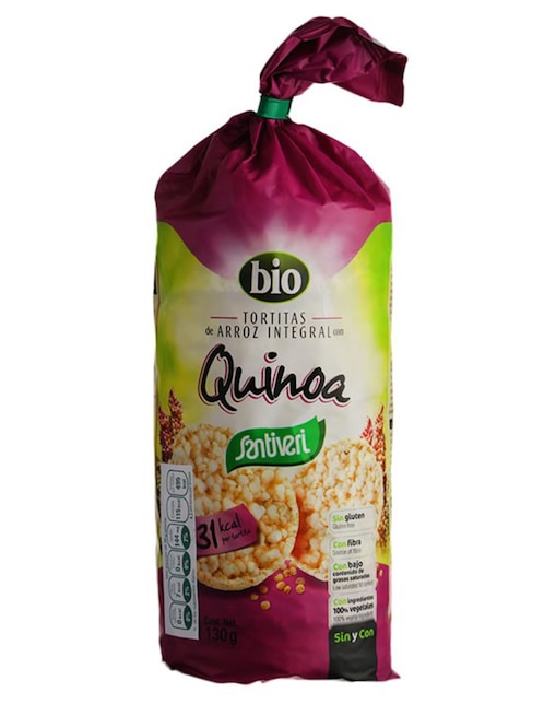 Tortitas de Arroz Integral, Chia y Quinoa 60g - Saludable y Natural