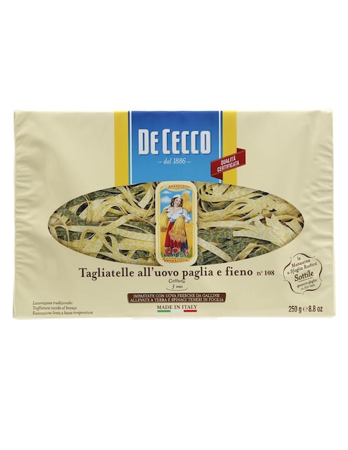 Pasta Tagliatelle Paglia e Fieno De Cecco 250 g