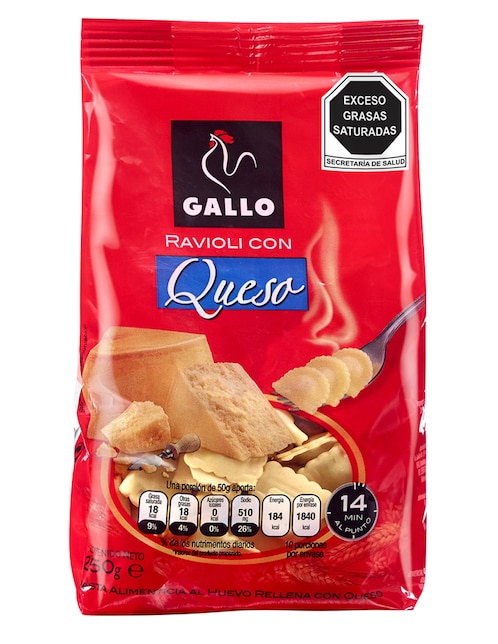 Ravioles con Queso Gallo 250 g