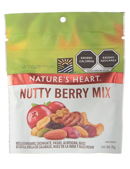 Mix botana Nature's Heart 70 g
