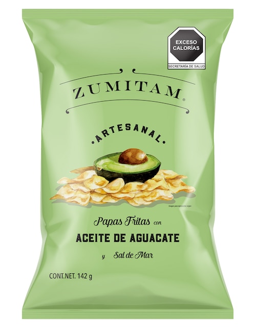 Papas fritas con aceite de aguacate 142 g 1