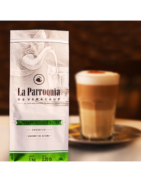 Café molido sabor natural de México La Parroquia Gourmet de Altura 1 kg