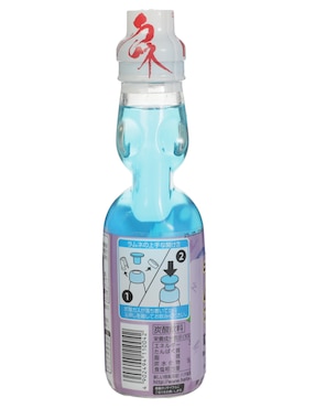 Bebida carbonatada Ramune sabor mora azul 200 ml
