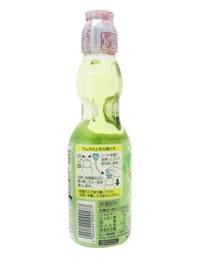 Bebida carbonatada Hata Ramune sabor melón 200 ml