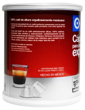 Cápsulas para café Express Punta del Cielo 100 g