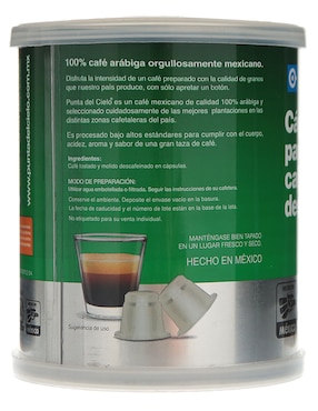 Cápsulas de café Punta del Cielo 100 g