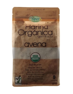 Harina Orgánica Germinada De Avena E Nature 907 G