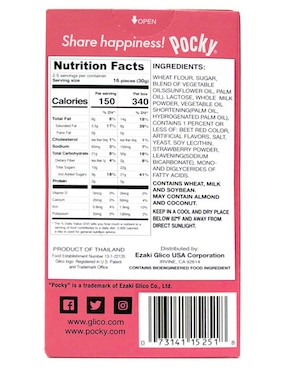 Galletas de fresa Pocky