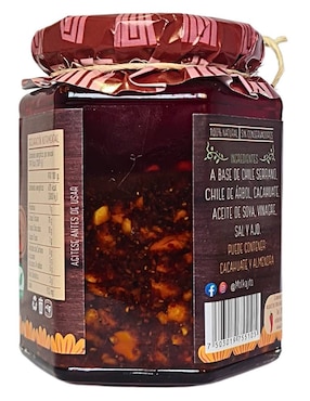 Salsa chile sabor chiltepín Molkajito