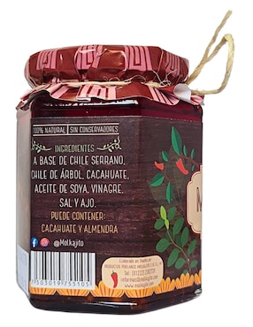 Salsa chile sabor chiltepín Molkajito