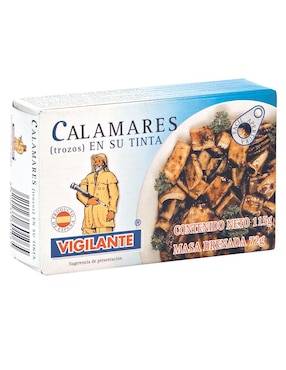 Trozos De Calamar En Su Tinta Vigilante 115 G