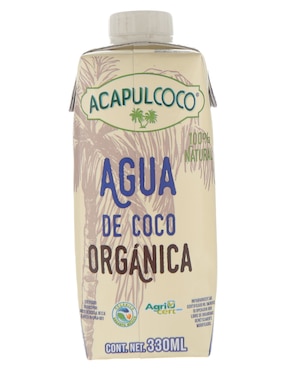 Agua natural Acapulcoco sabor Coco