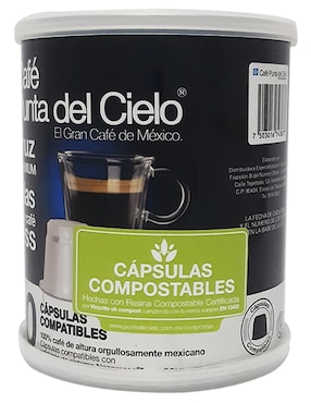 Cápsulas para café express Punta del Cielo 100 g