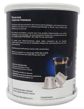 Cápsulas para café express Punta del Cielo 100 g
