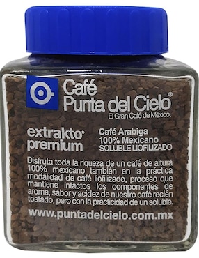 Café liofilizado sabor natural de México Punta Del Cielo 110 g