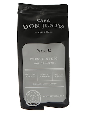 Café Molido Don Justo No. 02 Tueste Medio 500 G