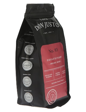 Café molido sabor natural de México Don Justo No. 3 Descafeinado 500 g