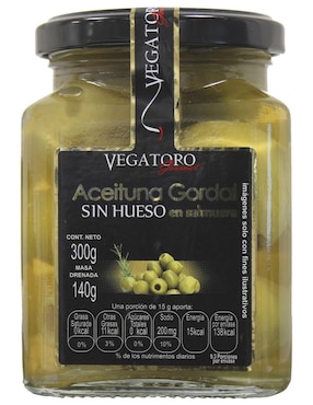 Aceituna Gordal Sin Hueso En Salmuera Vegatoro 300 G