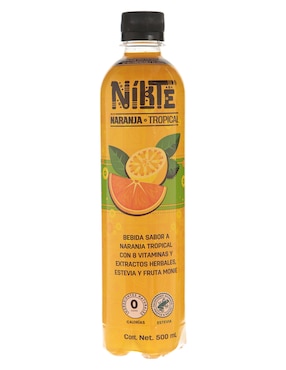 Bebida Saborizada Nikté Sabor Naranja 500 Ml