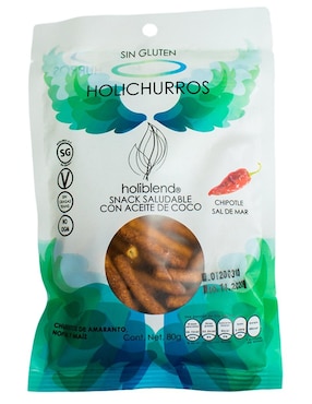 Holichurros Chipotle Y Sal De Mar Holiblend 80 G