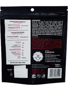 Carne seca natural Steakos 30 g